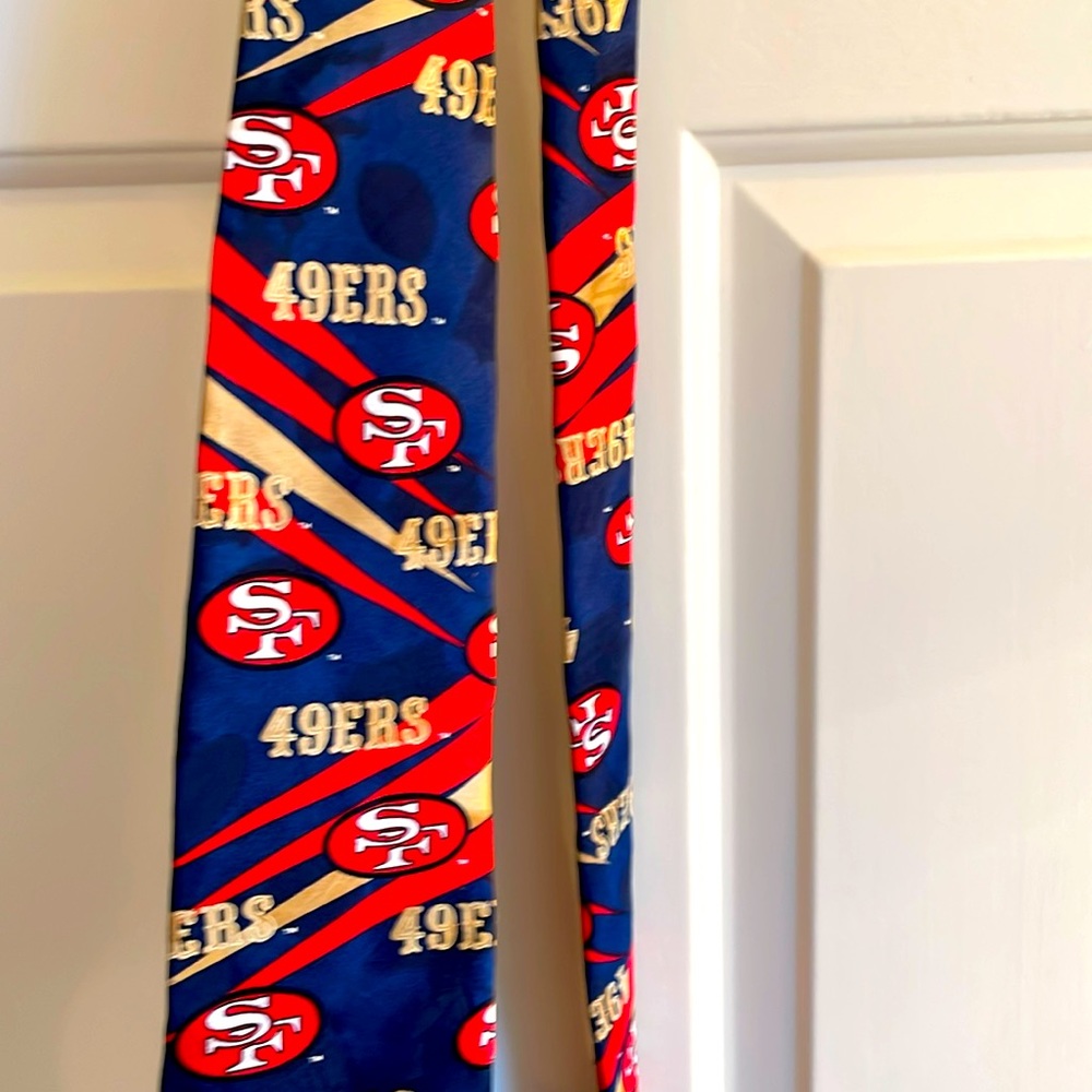 San Francisco 49er silk tie
